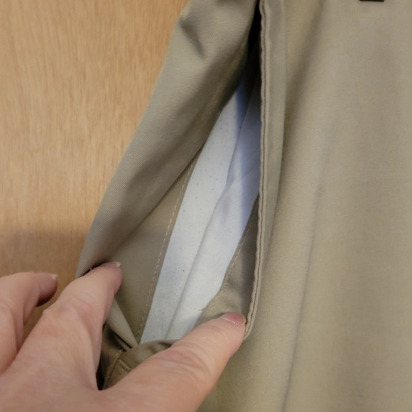 Pebble Beach Tan Golf Shorts Athleisure Gorpcore Summer Vacation Resort Size 36 - Picture 6 of 9